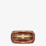 FENDI Peekaboo Mini Brown crocodile leather bag - Image 4